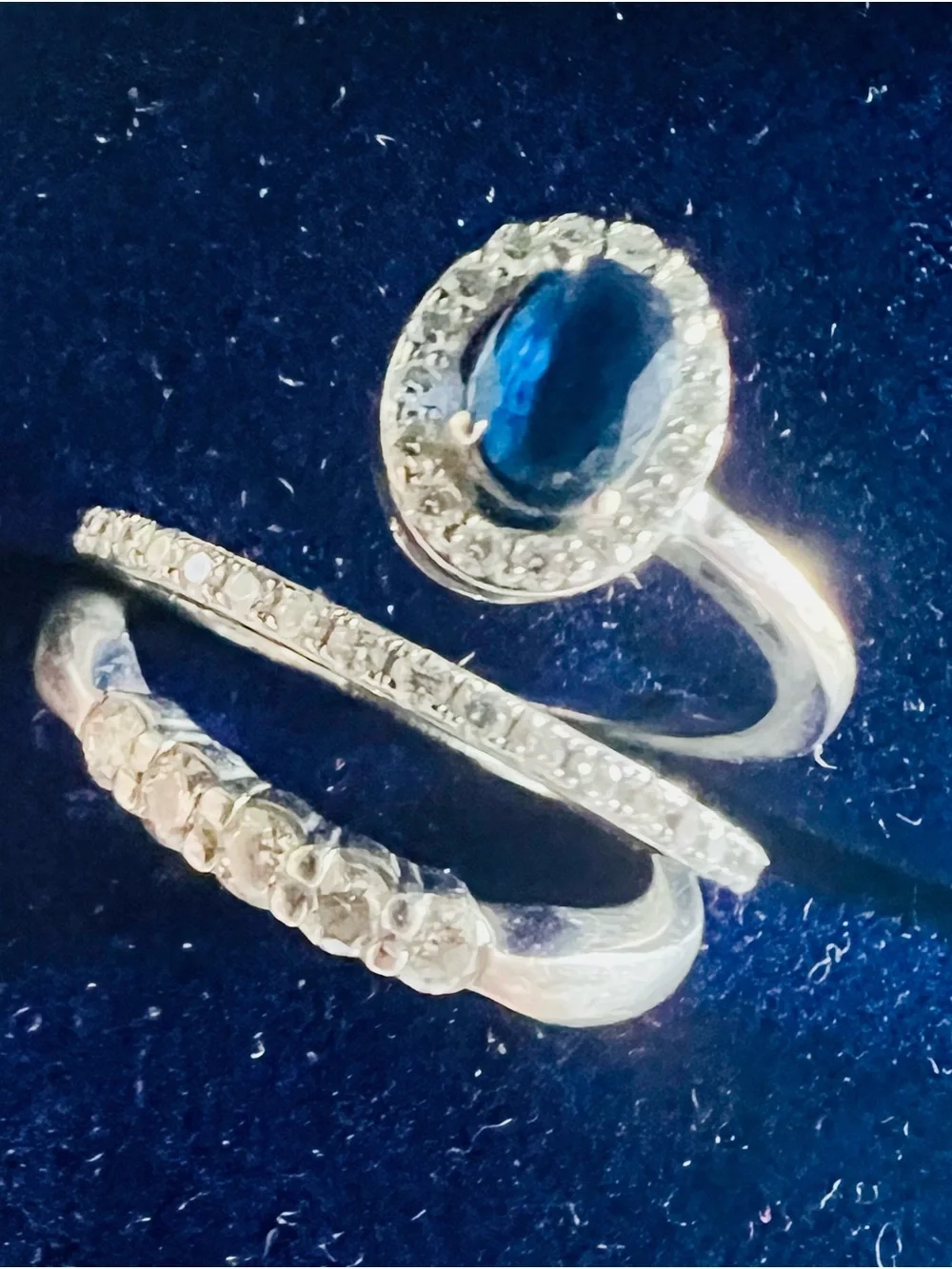 Hearts on fire and Simon G timeless blue